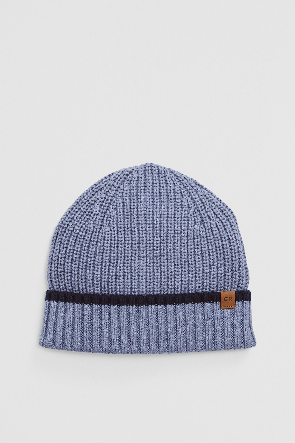 Stripe Rib Knit Beanie