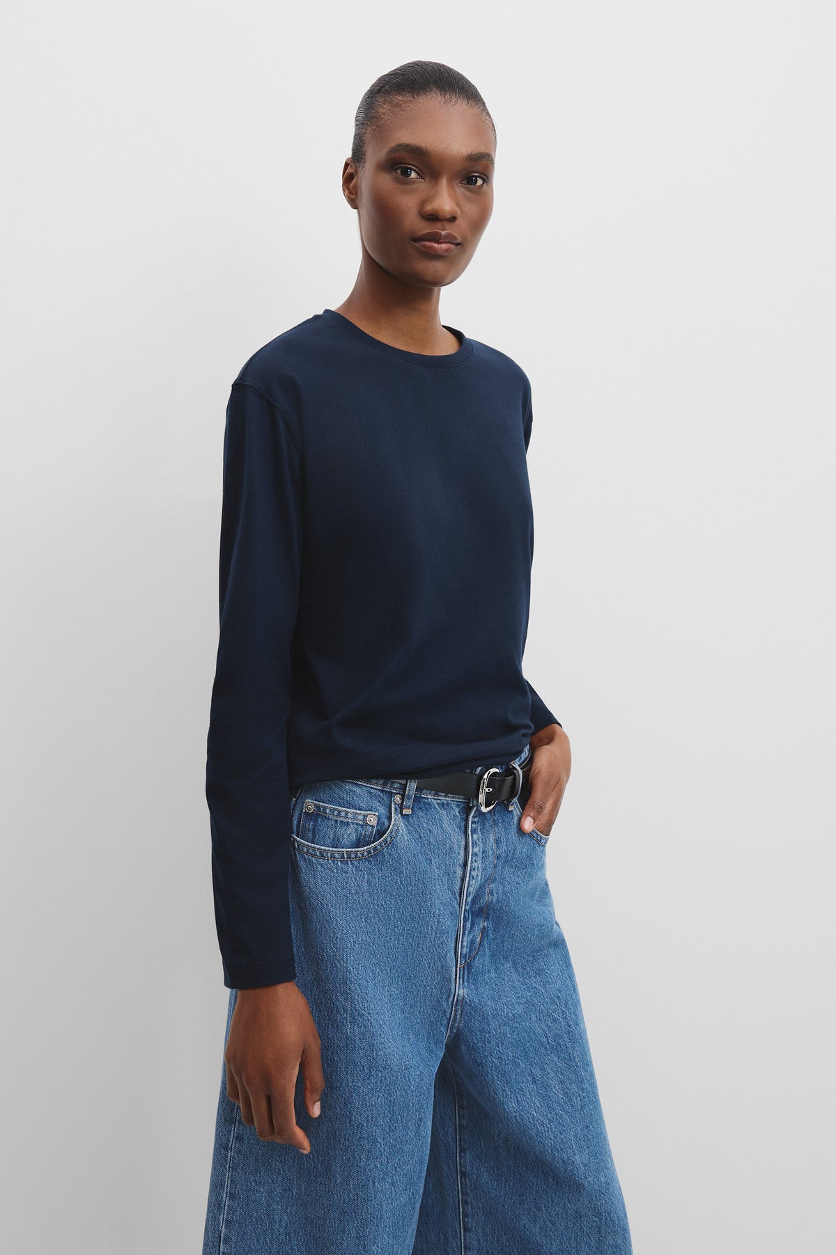 Cotton Long Sleeve Top