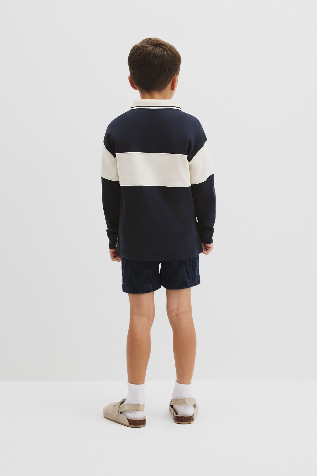Organically Grown Cotton Logo Rugby Top