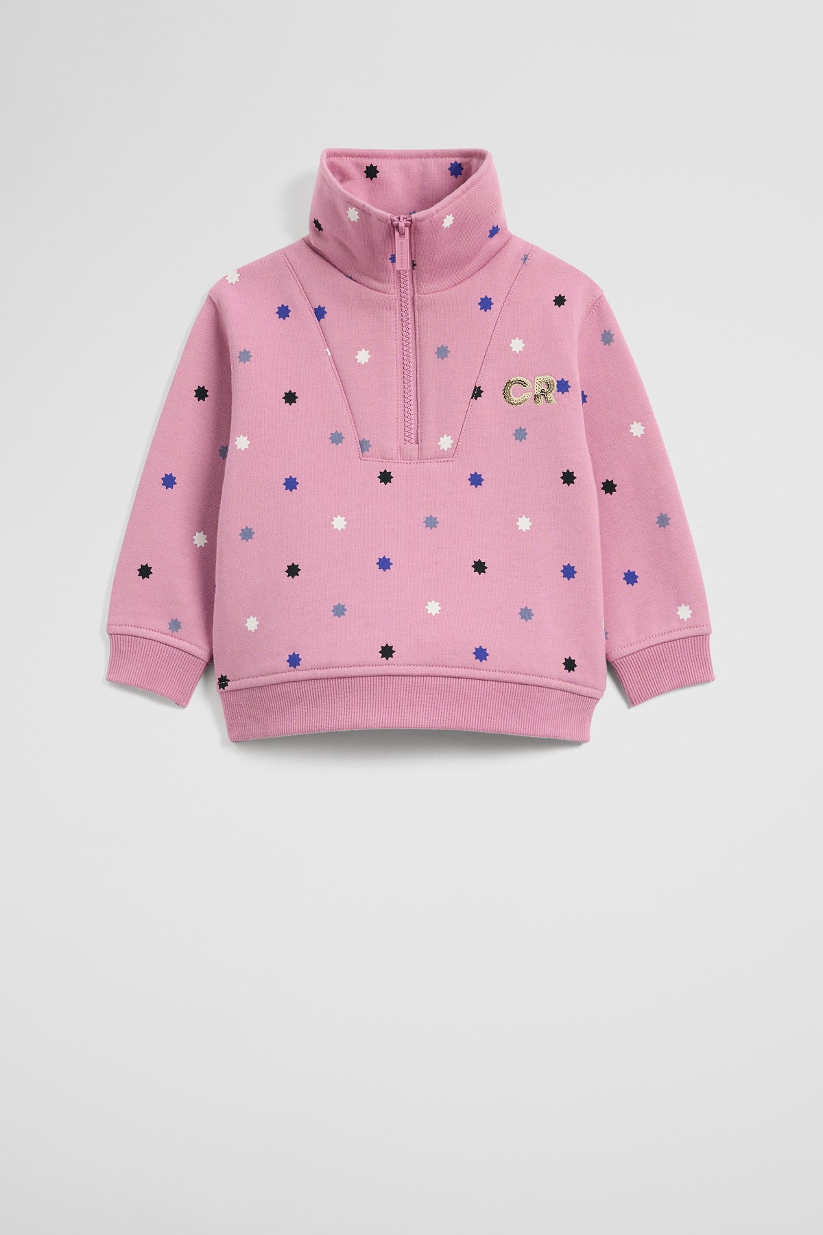 Australian Cotton Star Half Zip Sweat