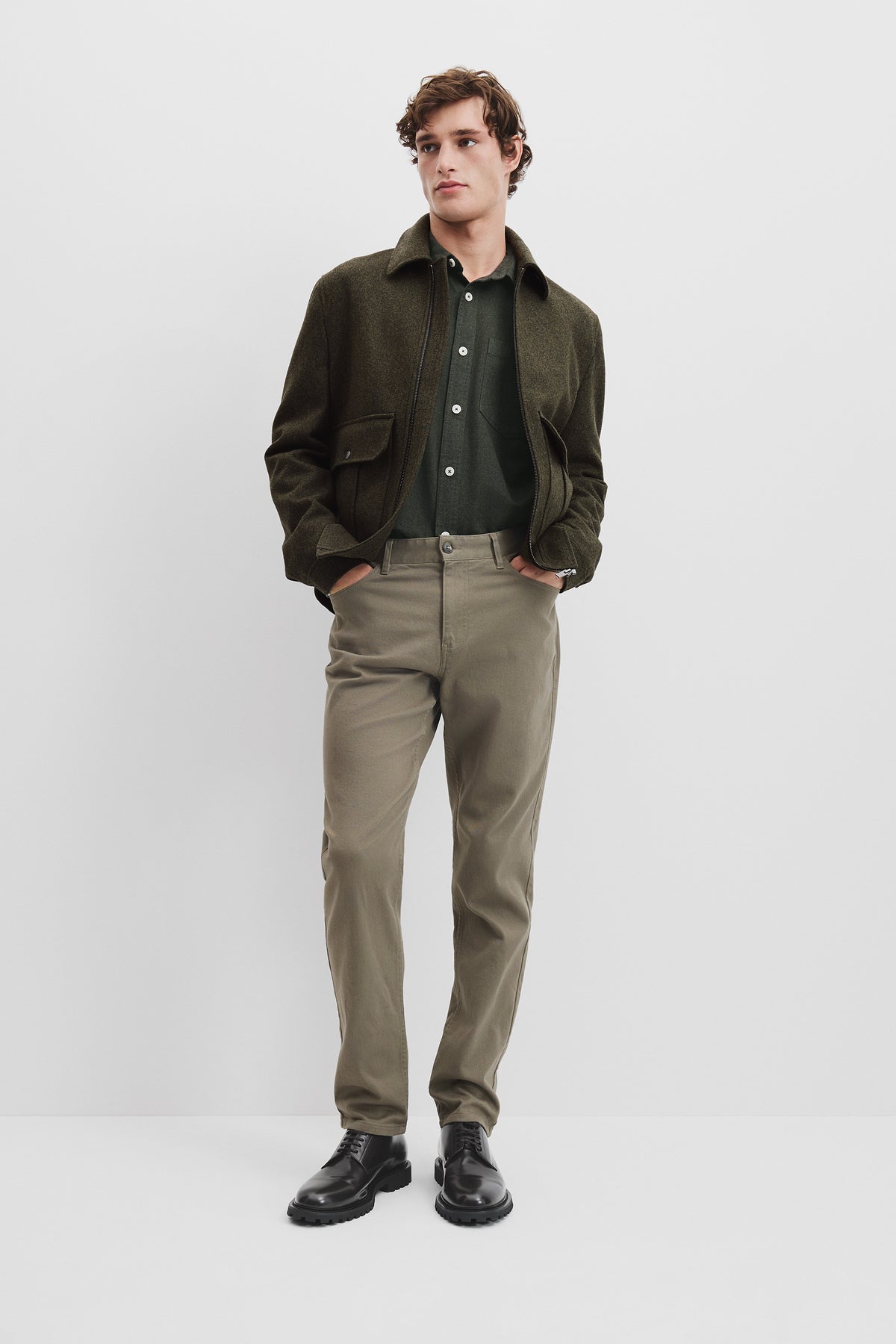 Tapered Brushed Pant