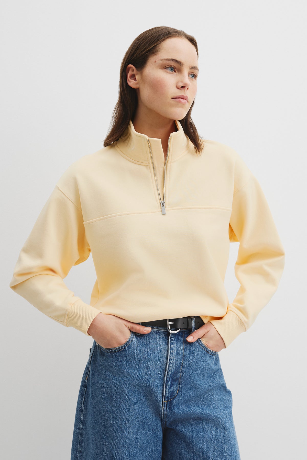 Organically Grown Cotton Linen Crew Knit