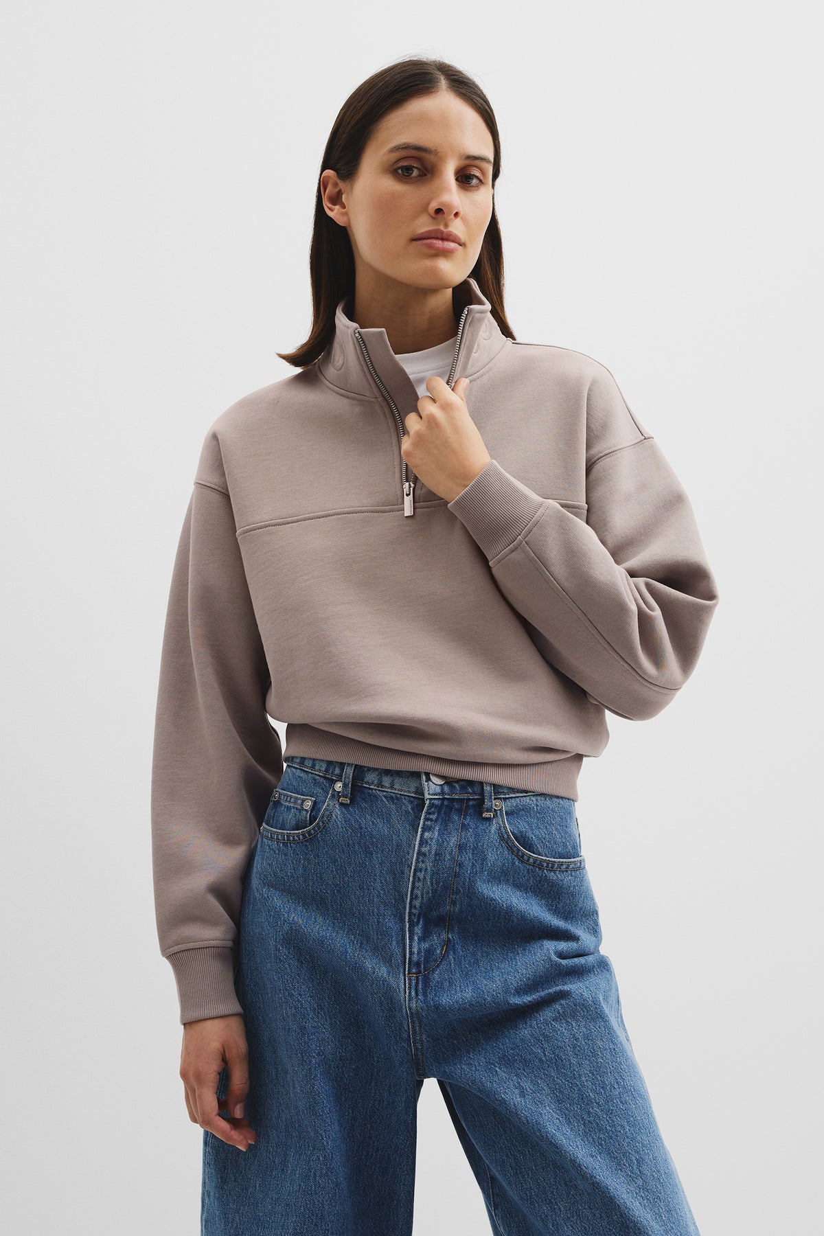 Organically Grown Cotton Linen Crew Knit