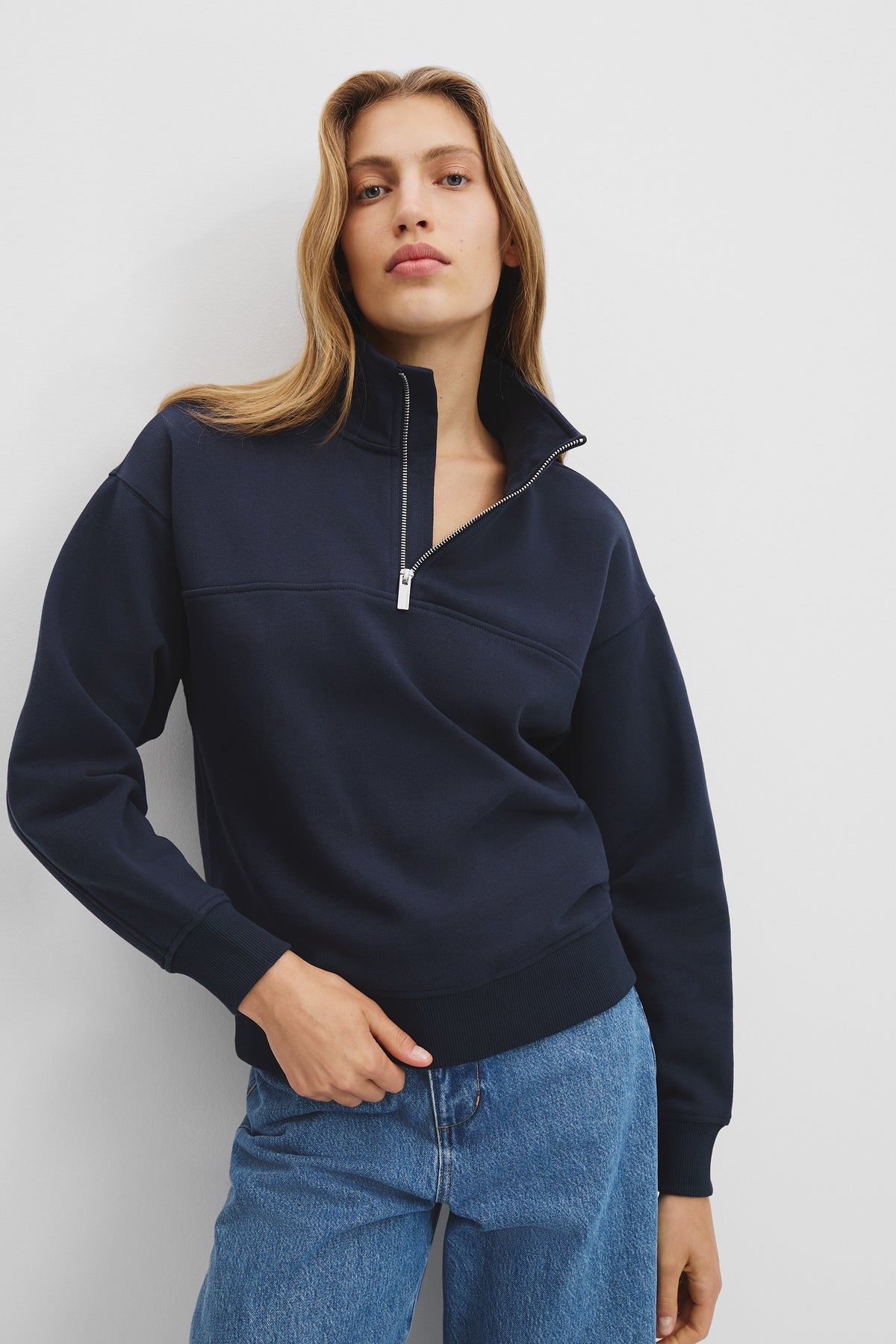 Organically Grown Cotton Linen Crew Knit