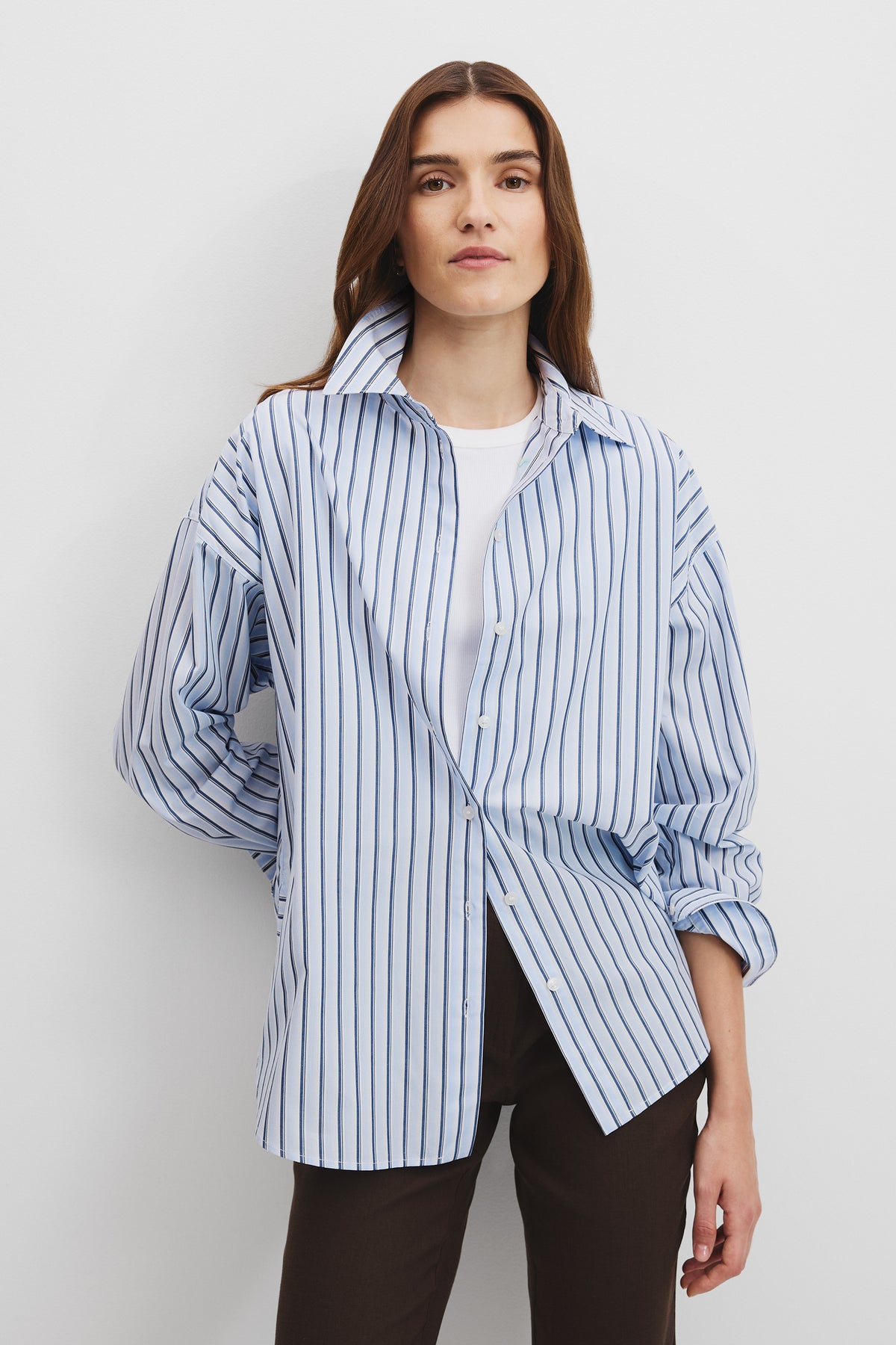 Cotton Multi-Stripe Shirt