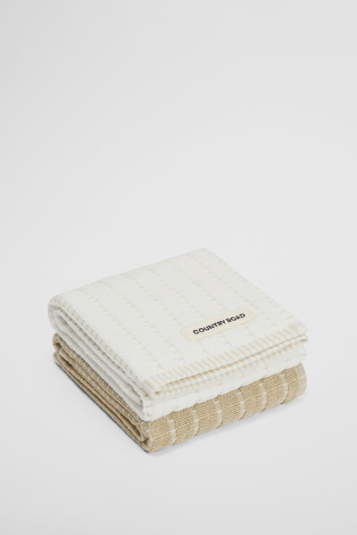 Mira Australian Cotton Tea Towel Pack Of 2