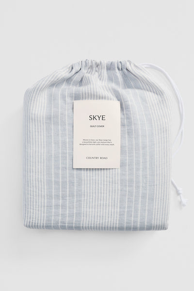 Skye Linen Queen Quilt Cover