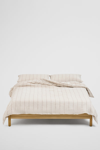 Skye Linen King Quilt Cover