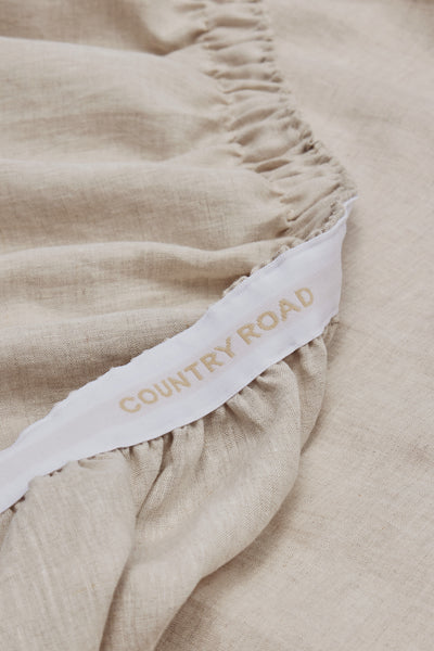 Skye Linen King Fitted Sheet