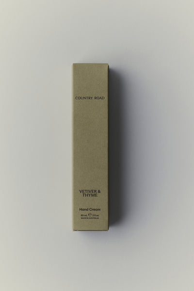 Australian Made Vetiver & Thyme Hand Cream 60Ml