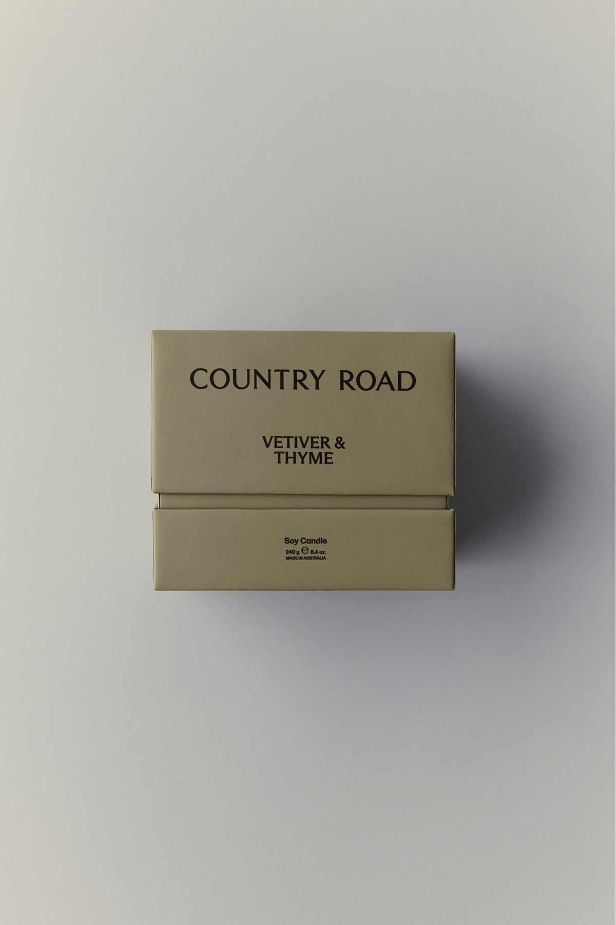 Australian Made Vetiver & Thyme Candle 240G
