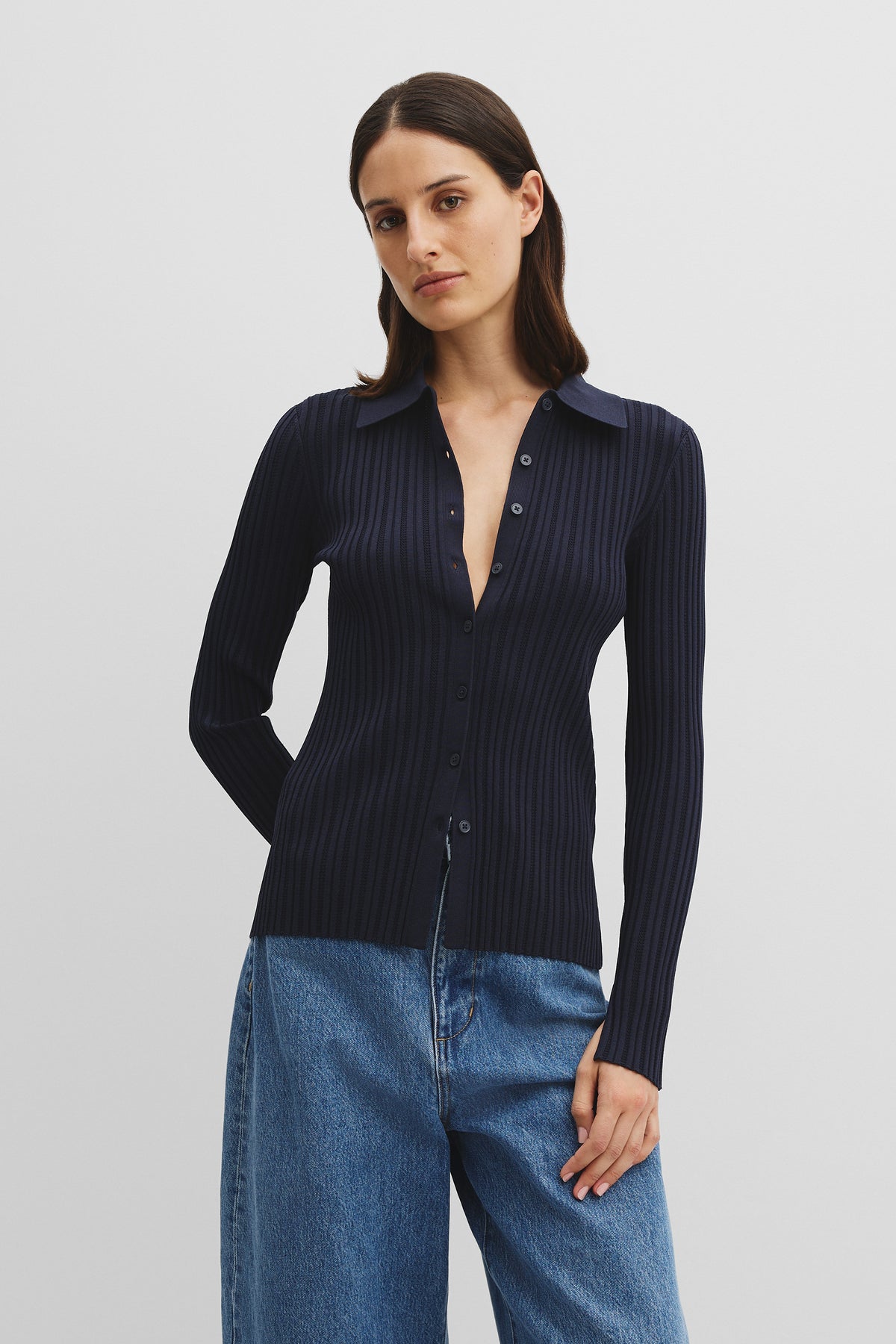 Pointelle Knit Shirt