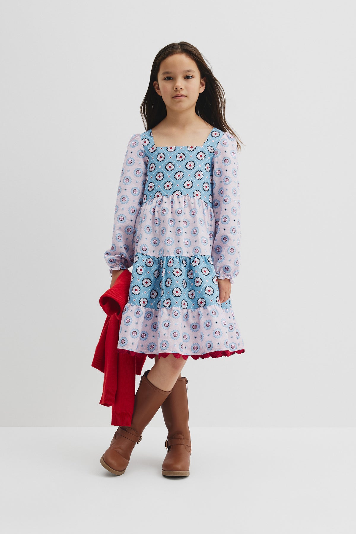 Bloom Splice Dress