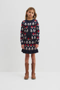Organically Grown Cotton Jacquard Knit Skirt