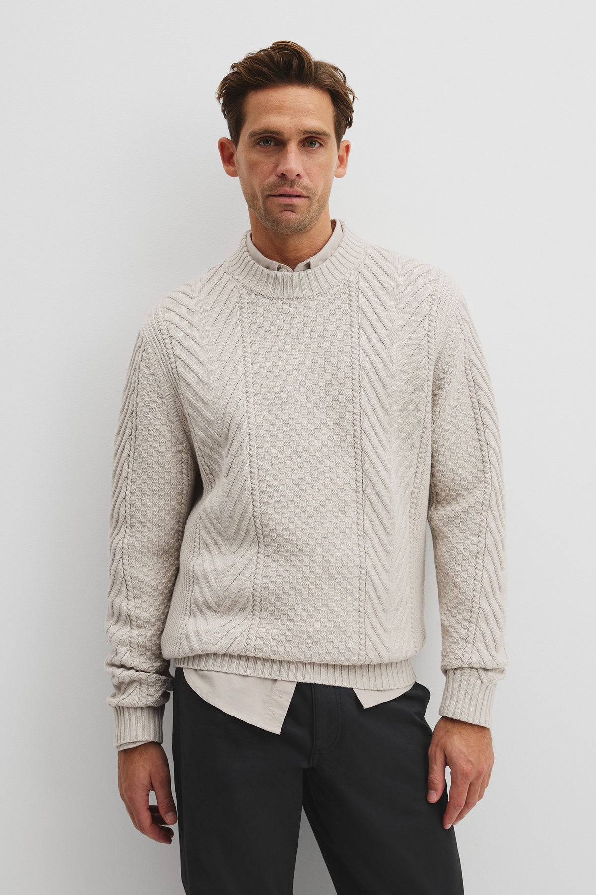 Australian Cotton Blend Cable Knit