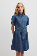 Chambray Mini Dress