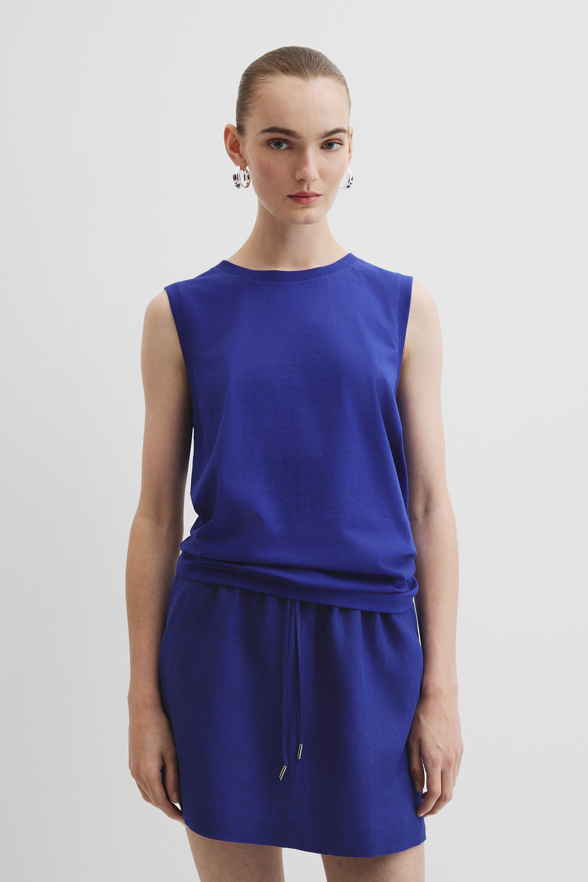 Australian Cotton Relaxed Crew Tank
