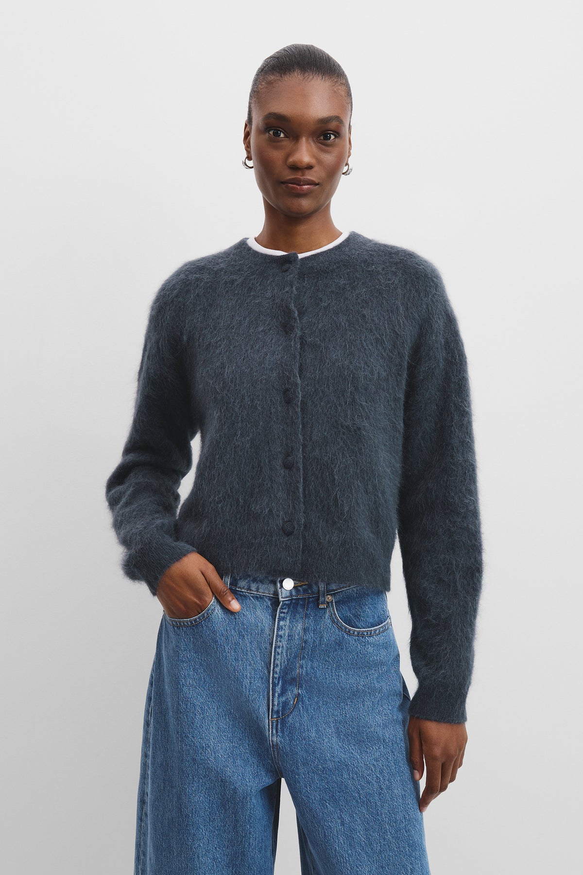 High Pile Knit Cardigan