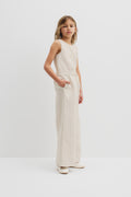 Linen Linen Pull On Pant