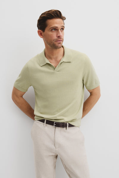 Australian Cotton Blend Silk Trophy Polo