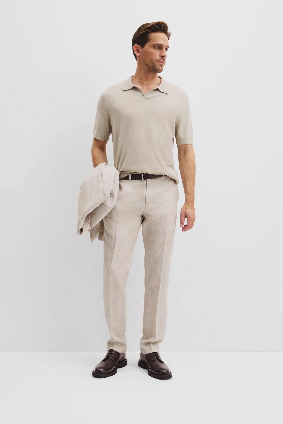Australian Cotton Blend Silk Trophy Polo