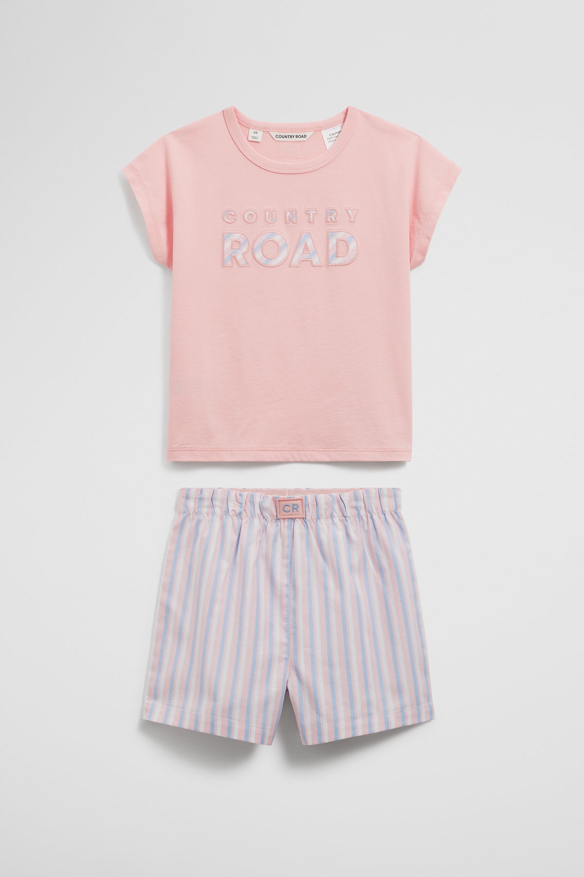 Cotton Logo Boxer Pyjama Set