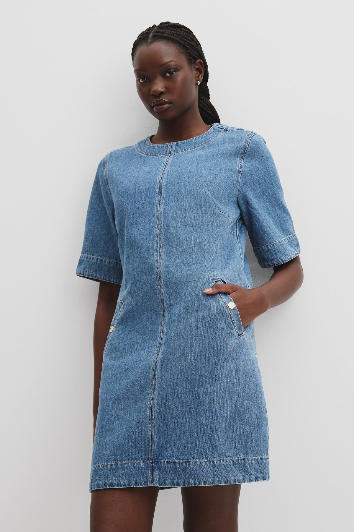 Denim Mini Dress