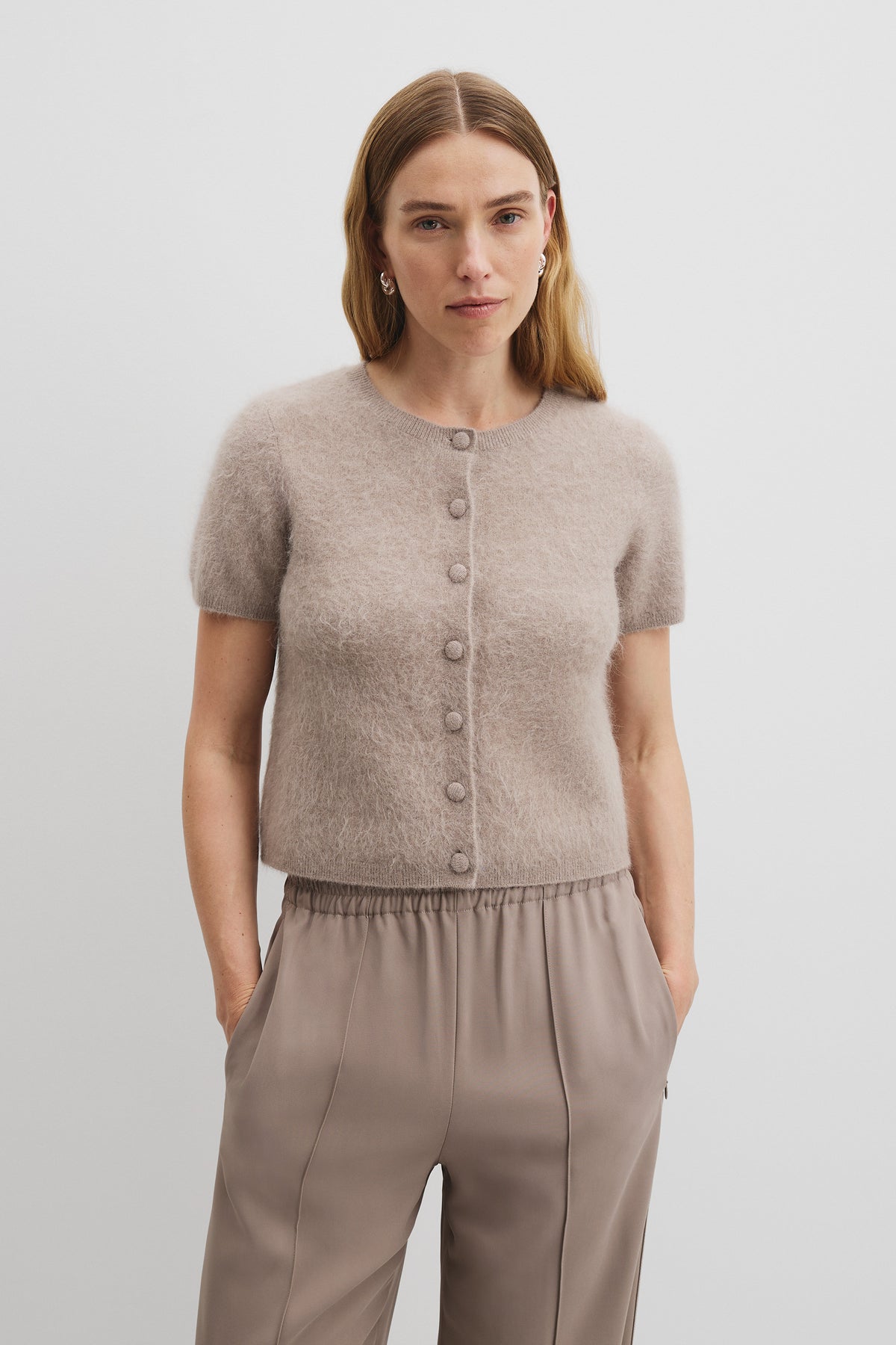 High Pile Knit Cardigan