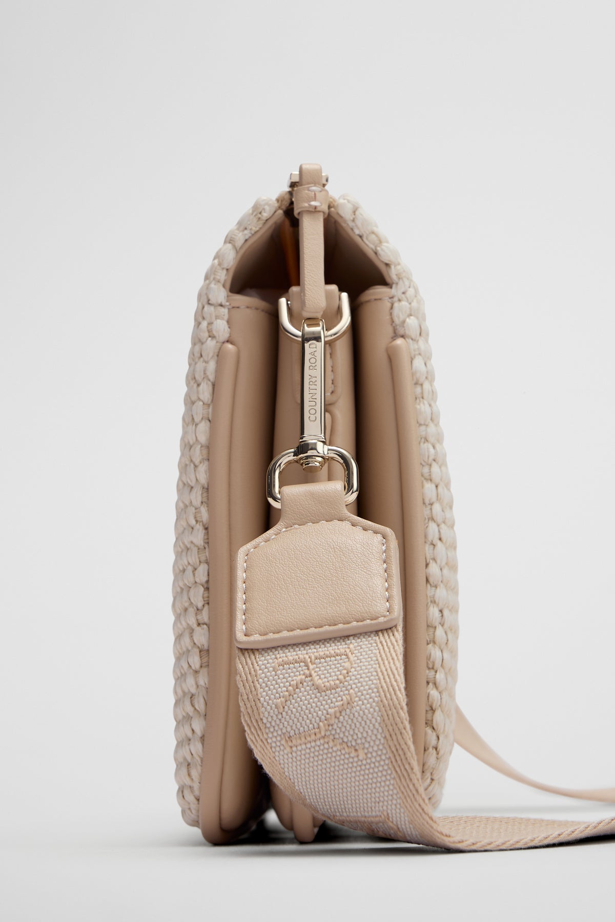 Woven Tri Crossbody Bag