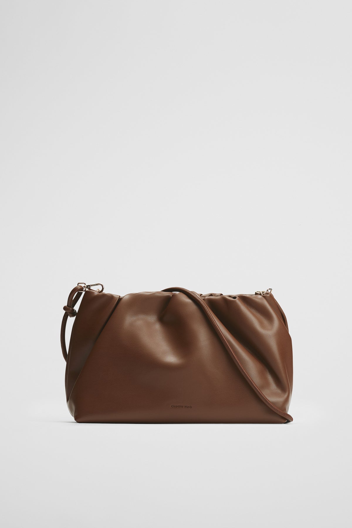 Large Gathered Pouch Bag