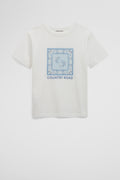 Cotton Paisley Print Oversized T-Shirt