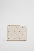 Stud Cr Zip Wallet