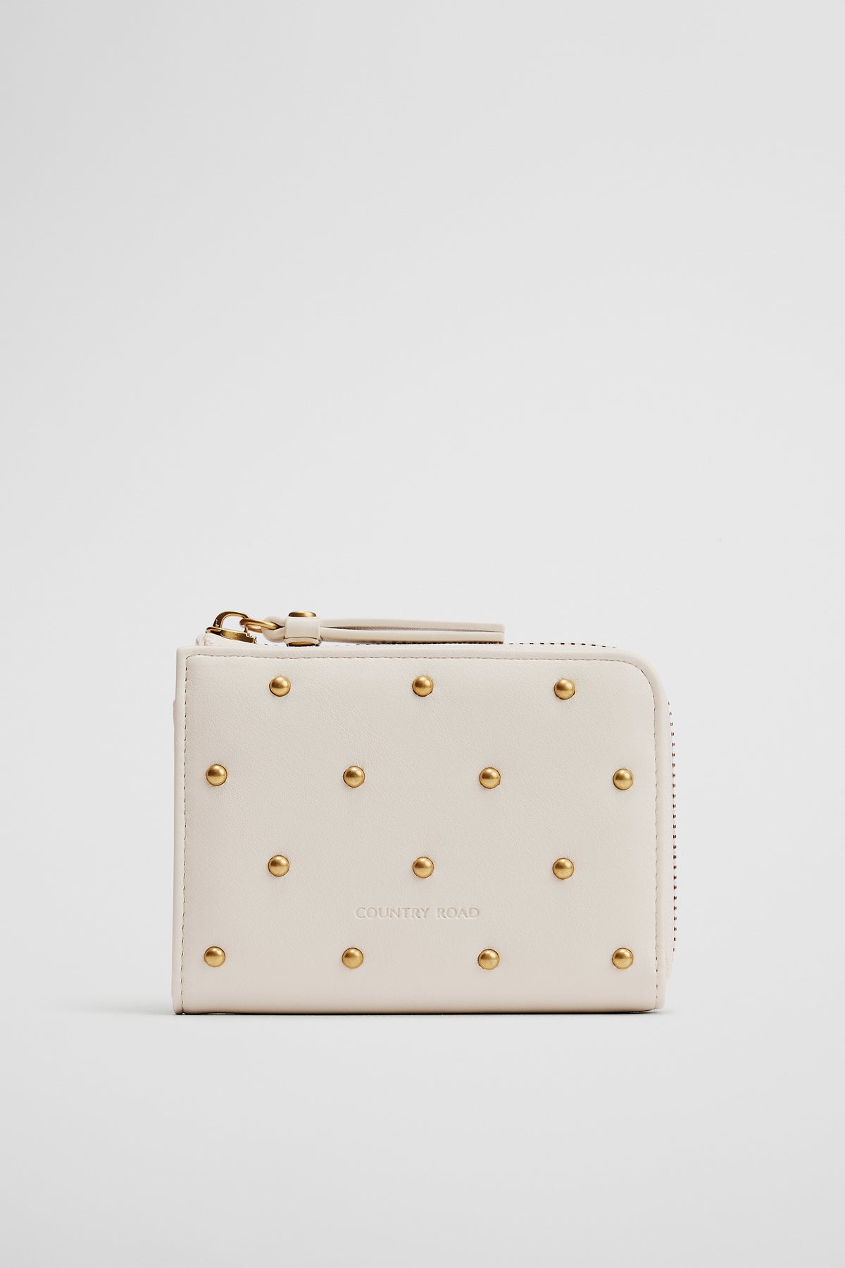 Stud Cr Zip Wallet