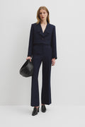 Wool Bootleg Pant