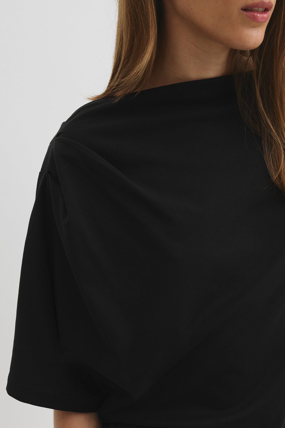 Australian Cotton One Shoulder T-Shirt