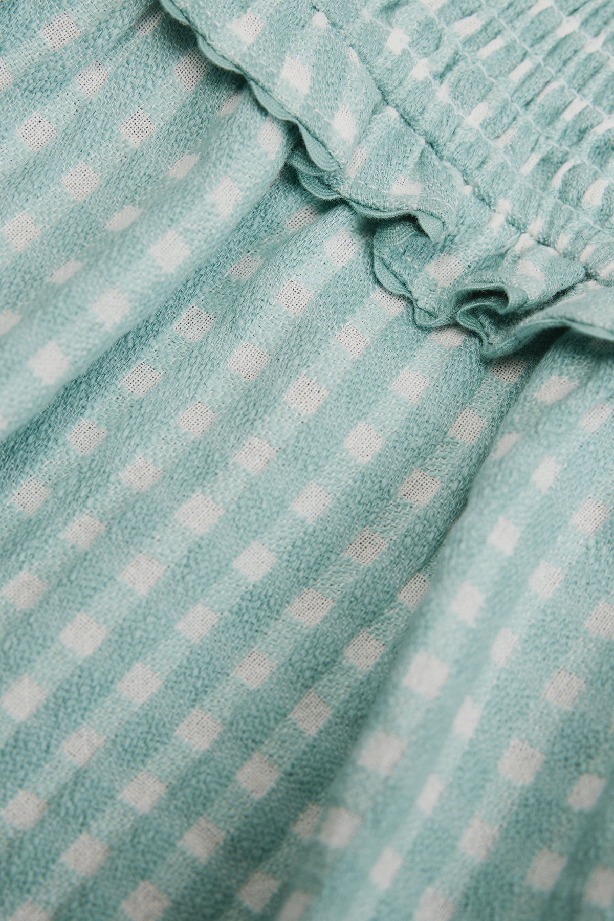 Gingham Frill Romper