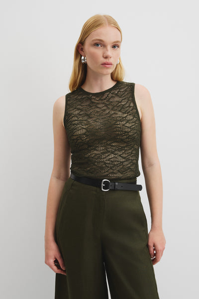 Lace Knit Tank