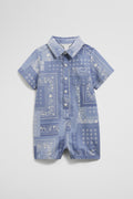 Paisley Print Romper