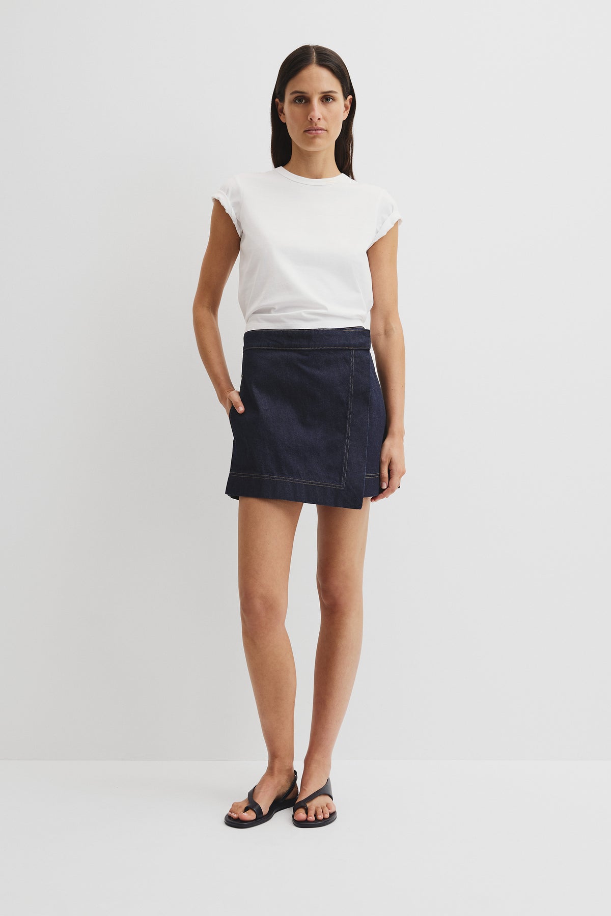 Denim Skort