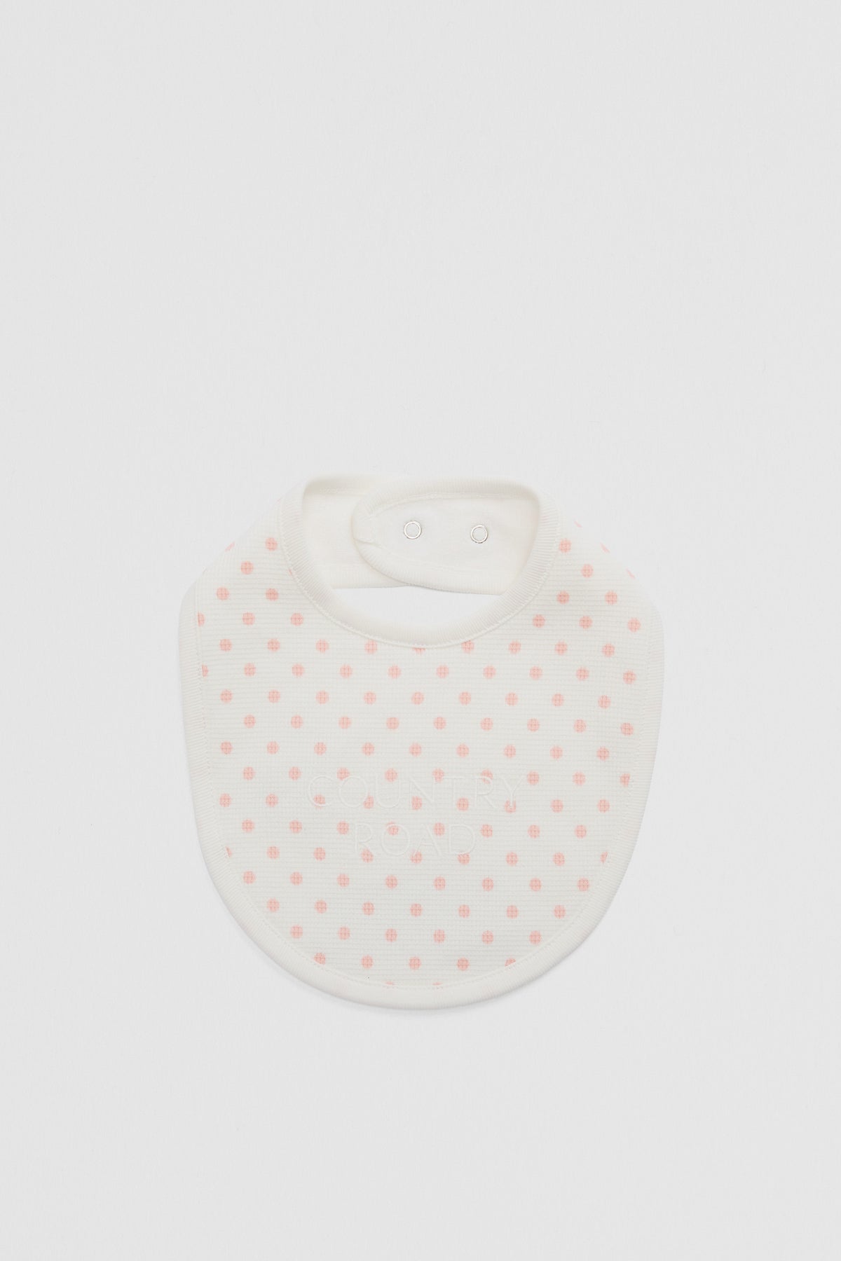 Organically Grown Cotton Waffle Bib