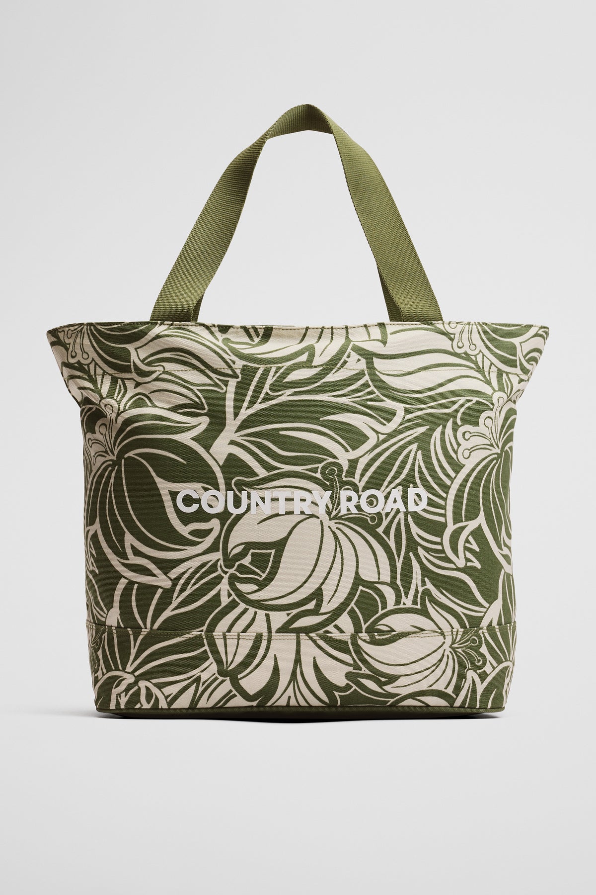 Palm Print Logo Shopper