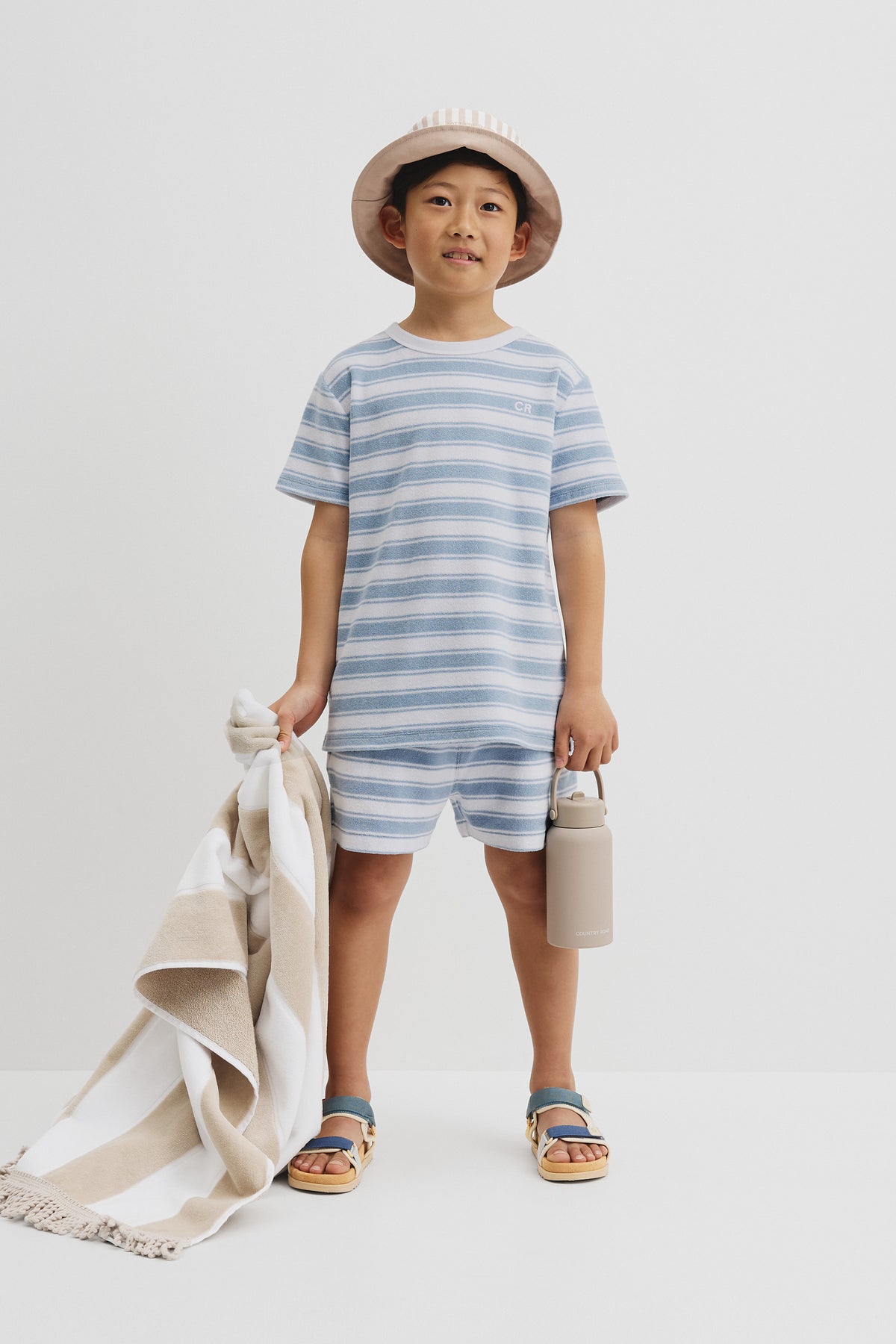 Organically Grown Cotton Relaxed Terry T-Shirt