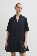 Denim Popover Dress