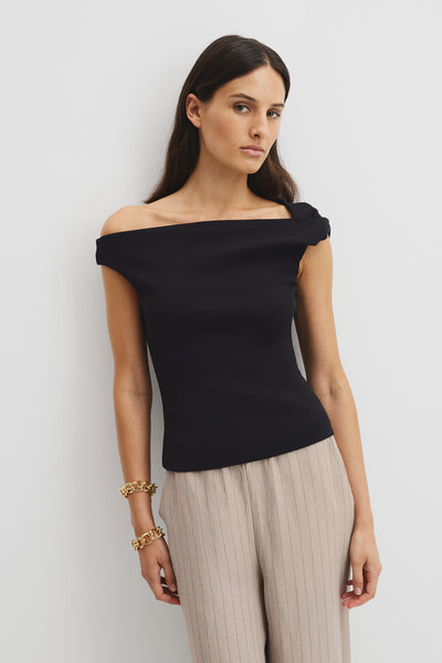 Twist Shoulder Top