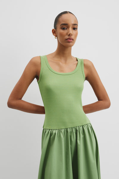 Spliced Tank Dress