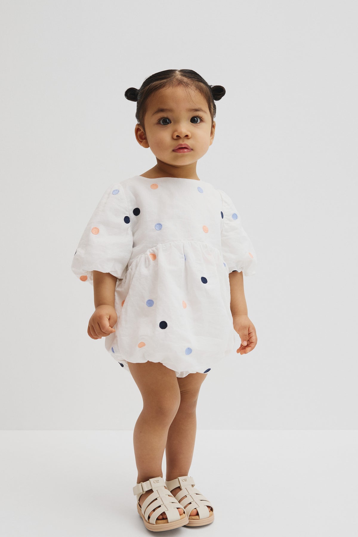 Puff Sleeve Romper