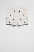 Flower Knit Shorts