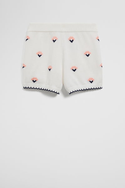 Flower Knit Shorts
