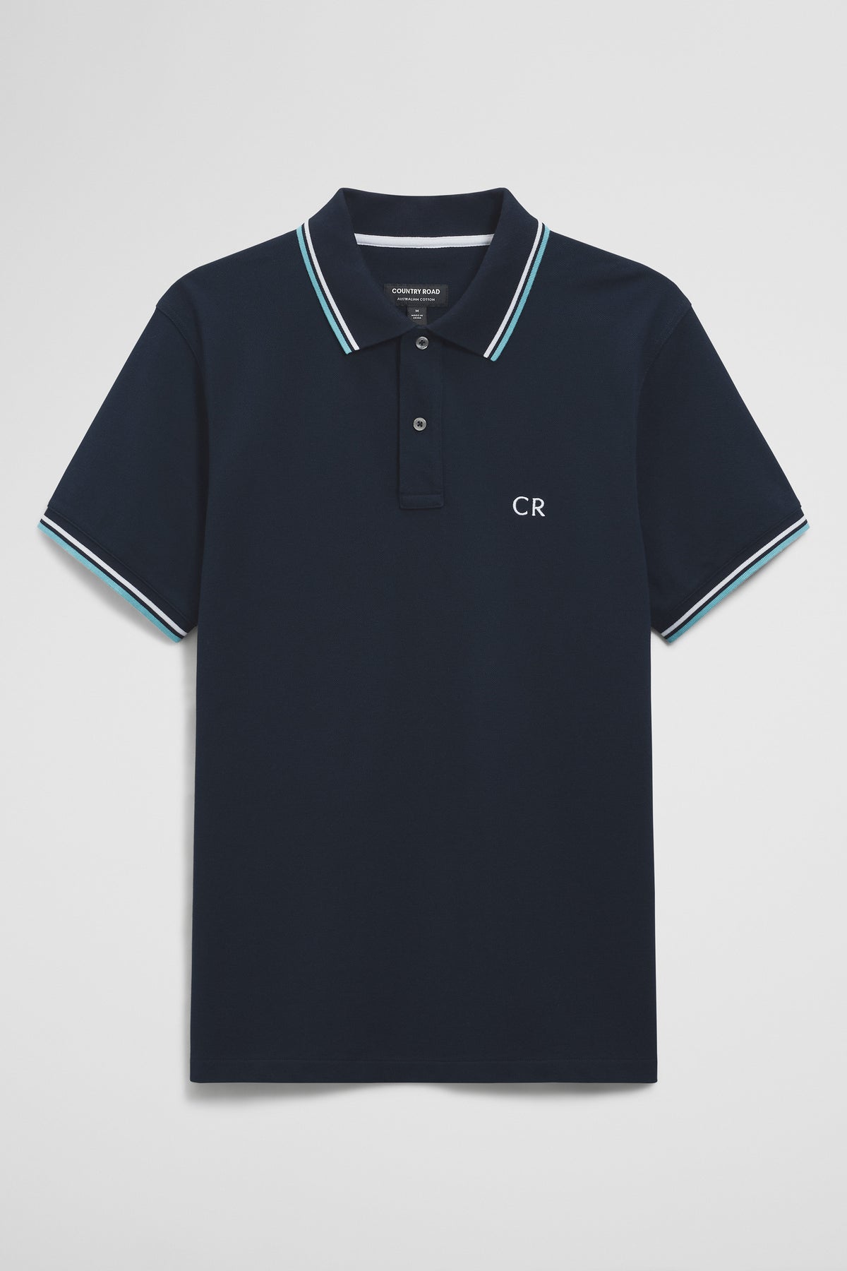 Australian Cotton Cr Logo Pique Polo
