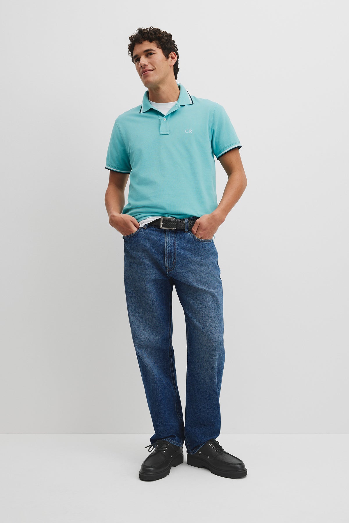 Australian Cotton Cr Logo Pique Polo